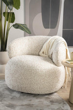 Fauteuil Maeve – stof & metaal beige maywood