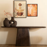 Sidetable Aron – mangohout bruin 180x40cm