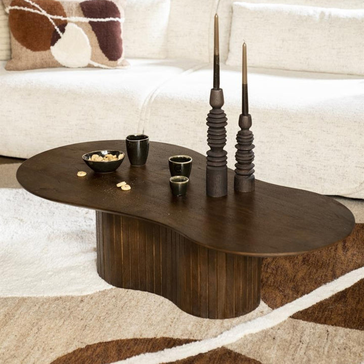 Salontafel Jordy – mangohout bruin