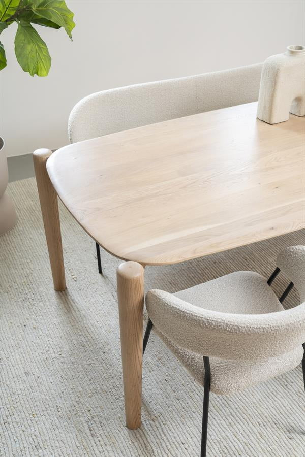 Eettafel Selbu – eikenhout naturel 200x100cm