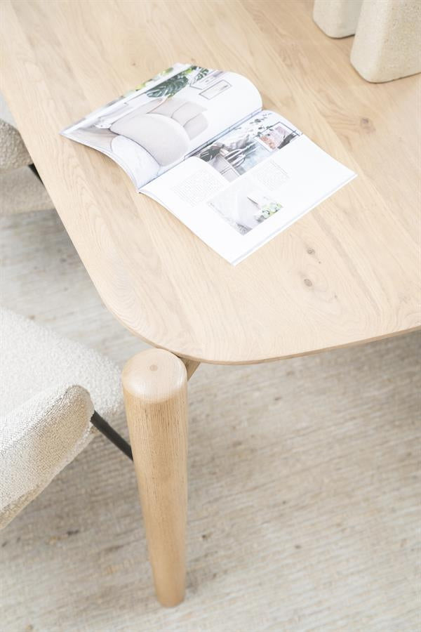 Eettafel Selbu – eikenhout naturel 240x100cm