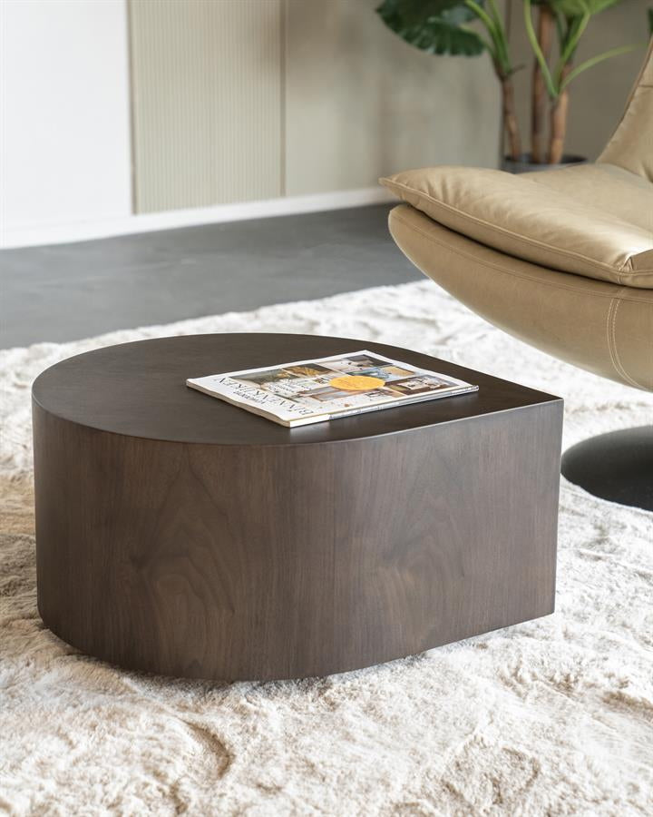 Bijzettafel Jules – walnoot fineer bruin
