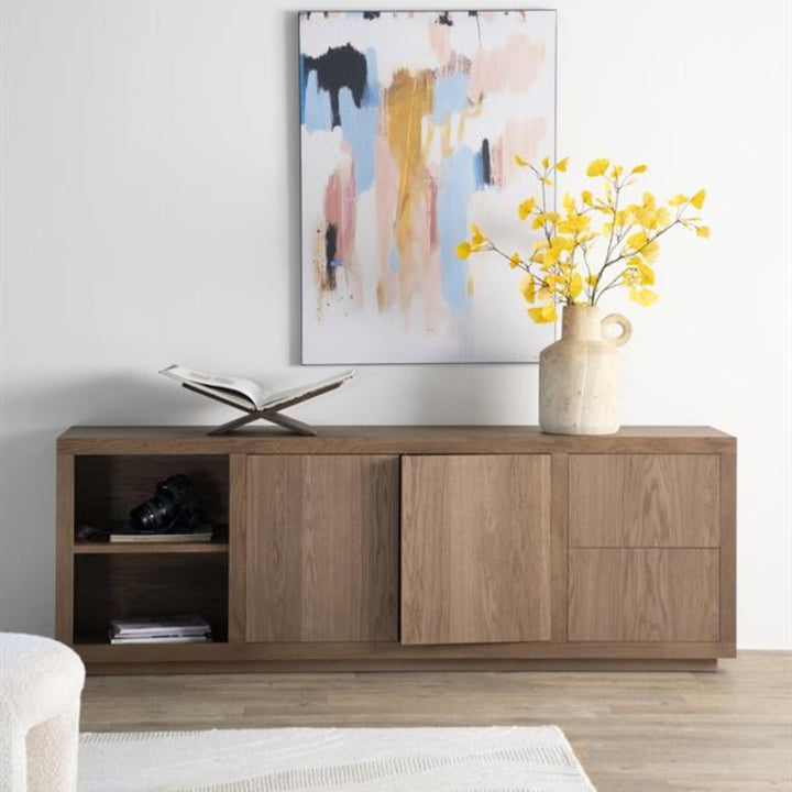 Dressoir Helsinki – eiken & eikenfineer lichtbruin