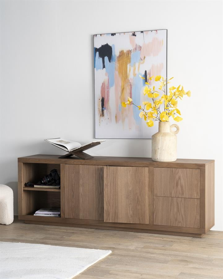 Dressoir Helsinki – eiken & eikenfineer lichtbruin