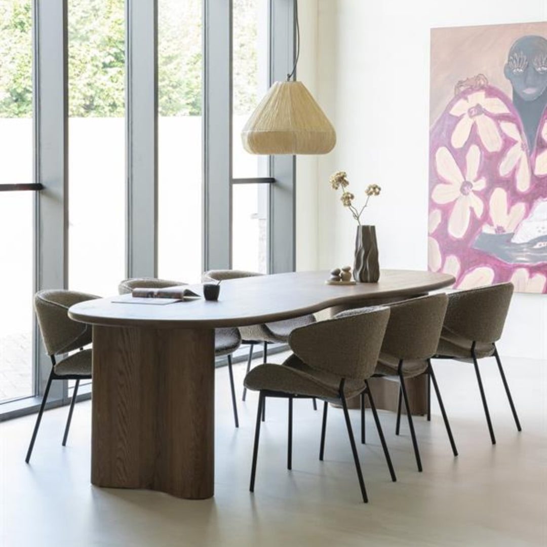Eettafel Josh – eikenhout bruin 300x110cm