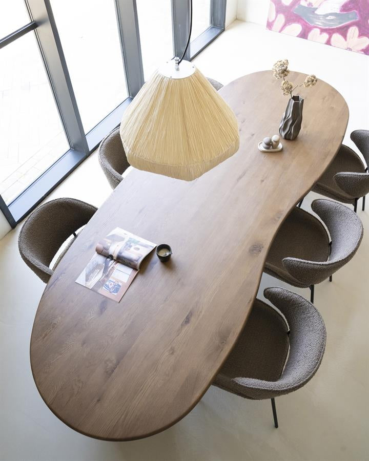 Eettafel Josh – eikenhout bruin 300x110cm