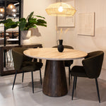 Eettafel Aikin – travertin beige