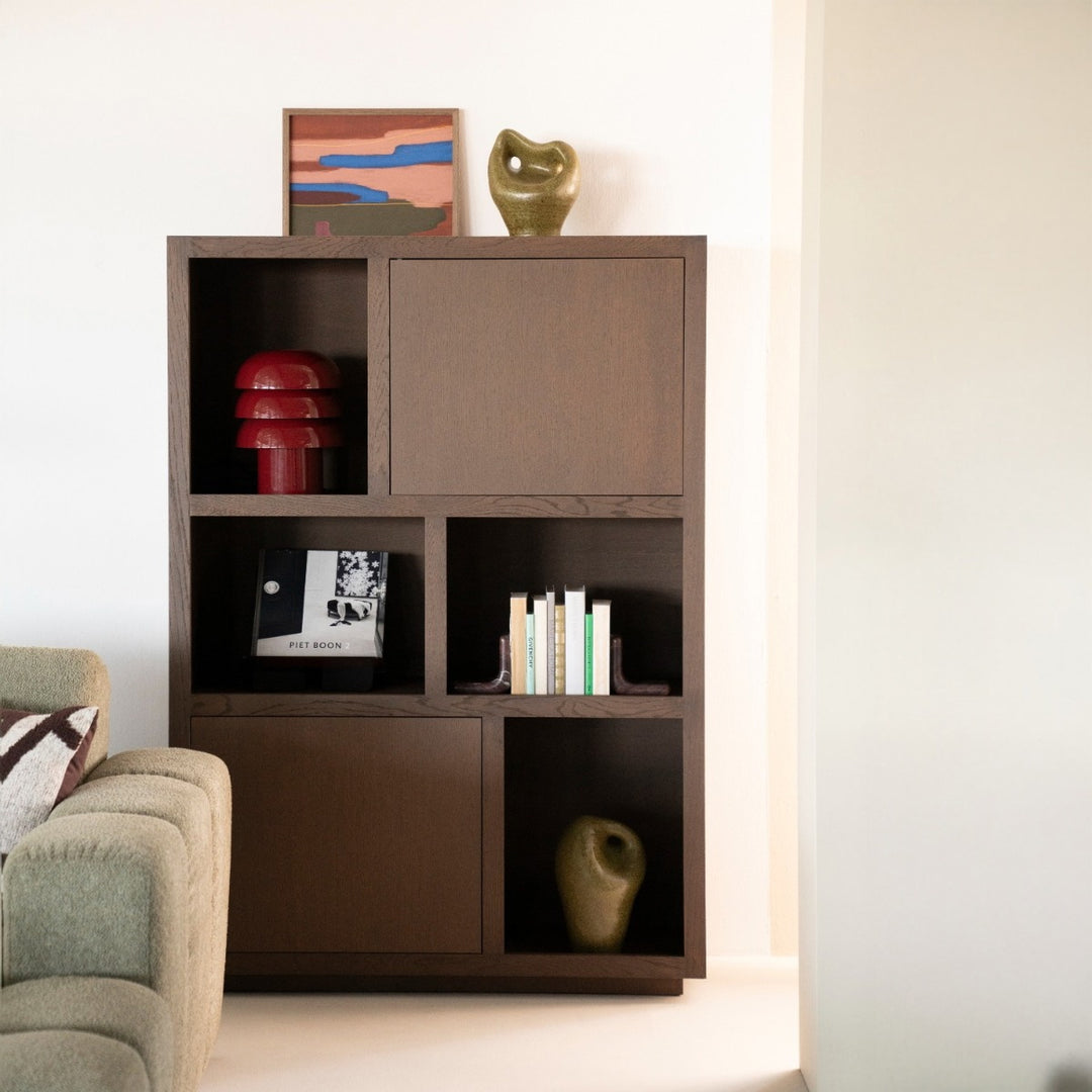 Kabinet Helsinki – eiken & eikenfineer bruin 120x170cm