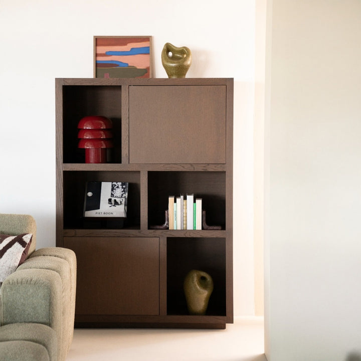 Kabinet Helsinki – eiken & eikenfineer bruin 120x170cm