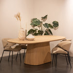 Eettafel Nola – eikenfineer naturel 300x110cm
