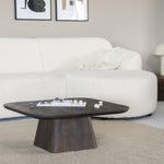 Salontafel Aron vierkant – mangohout bruin 80x80cm
