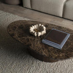 Salontafel Bradley – mango & marmer bruin