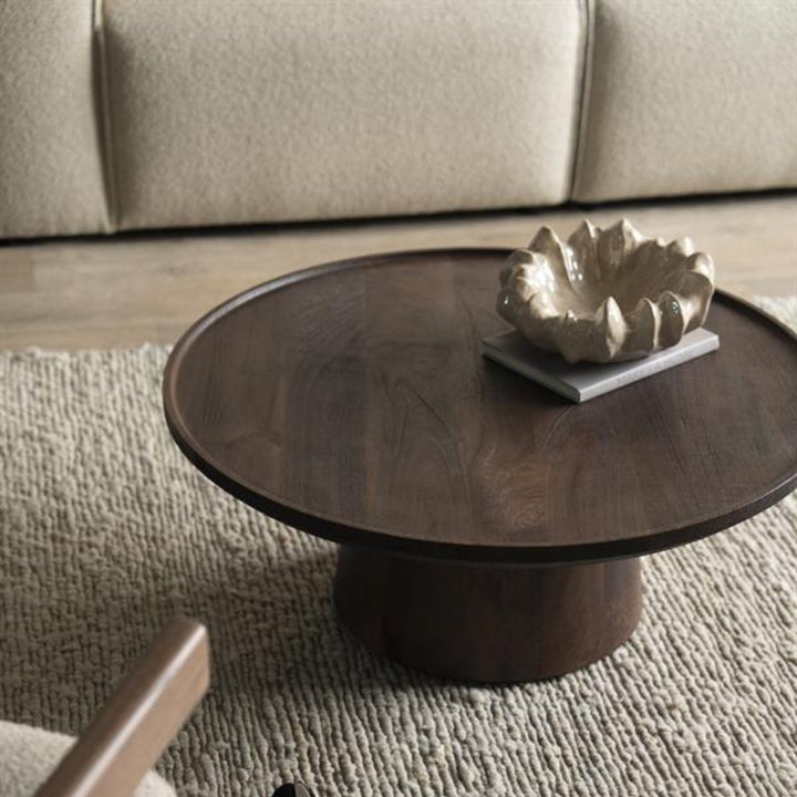 Salontafel Ron – mangohout bruin 80x32cm
