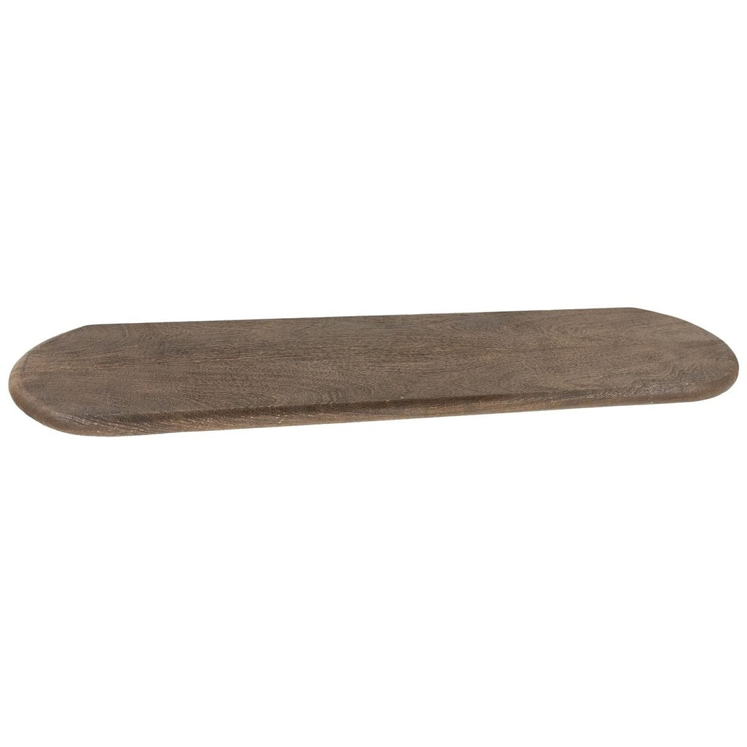 Set van 3 Wandplanken – Walnoot, Zwart &amp; Blank
