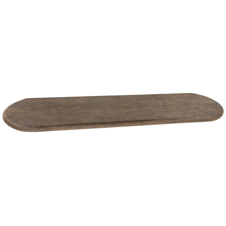 Set van 3 Wandplanken – Walnoot, Zwart &amp; Blank
