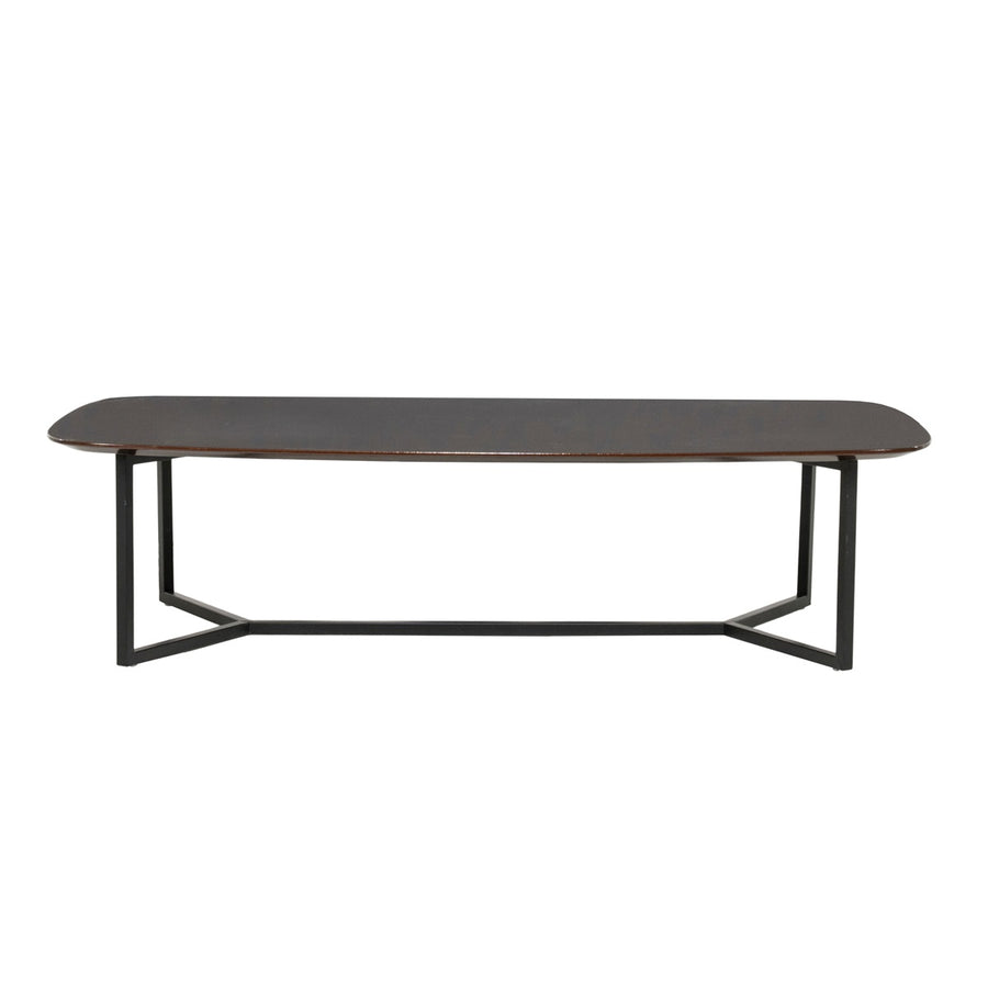 Salontafel Jace large – MDF & ijzer bruin