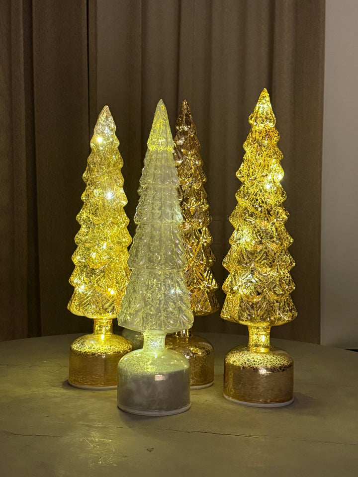 Twinkel Kerstboom Wit/Goud
