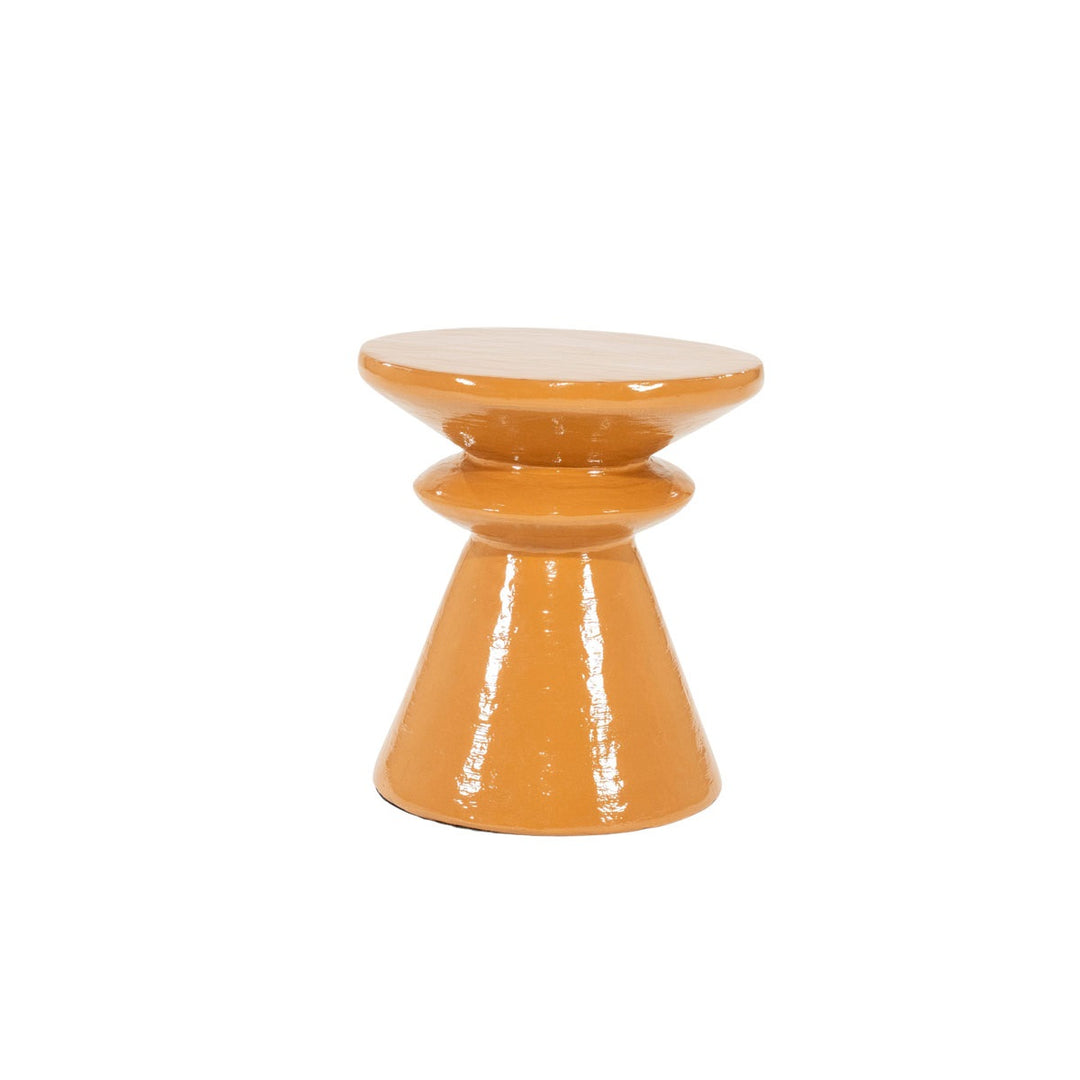 Bijzettafel Circolo terracotta
