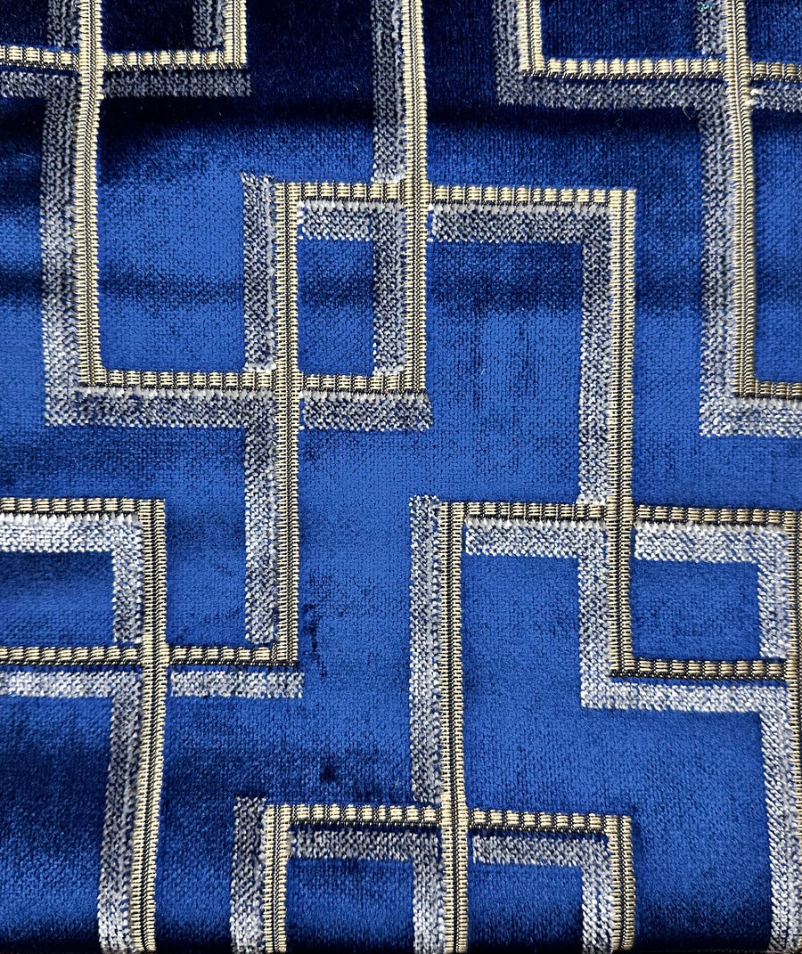 Luxe velvet poef Luna