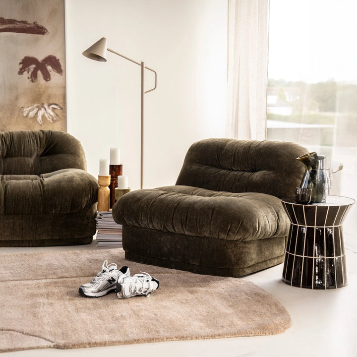 Lounge chair Nook - Mosterd