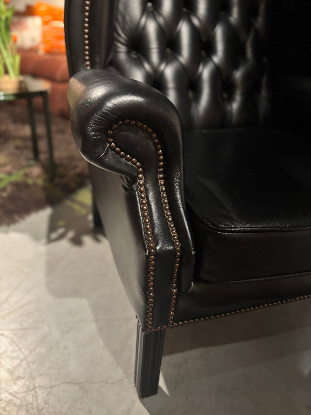 Chesterfield Klassieke Oorfauteuil