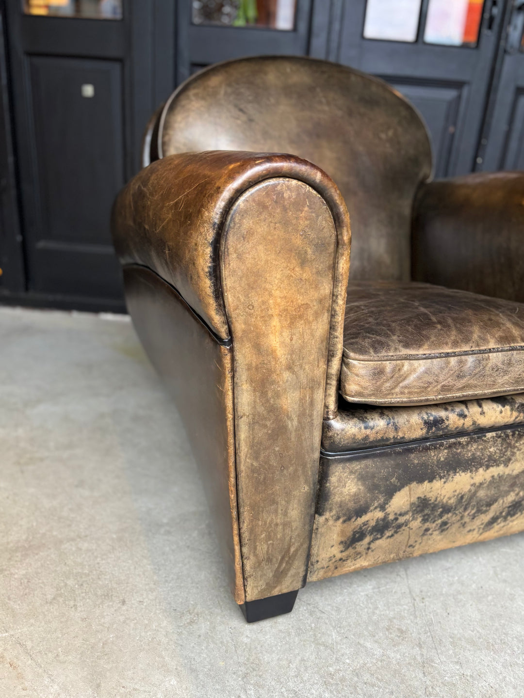 Art Deco Schapenleren Fauteuil - Bart van Bekhoven