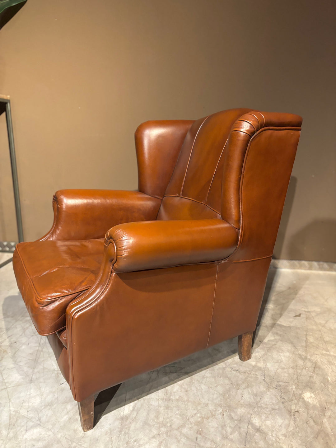 Runderleren Fauteuil Merk Kings Design