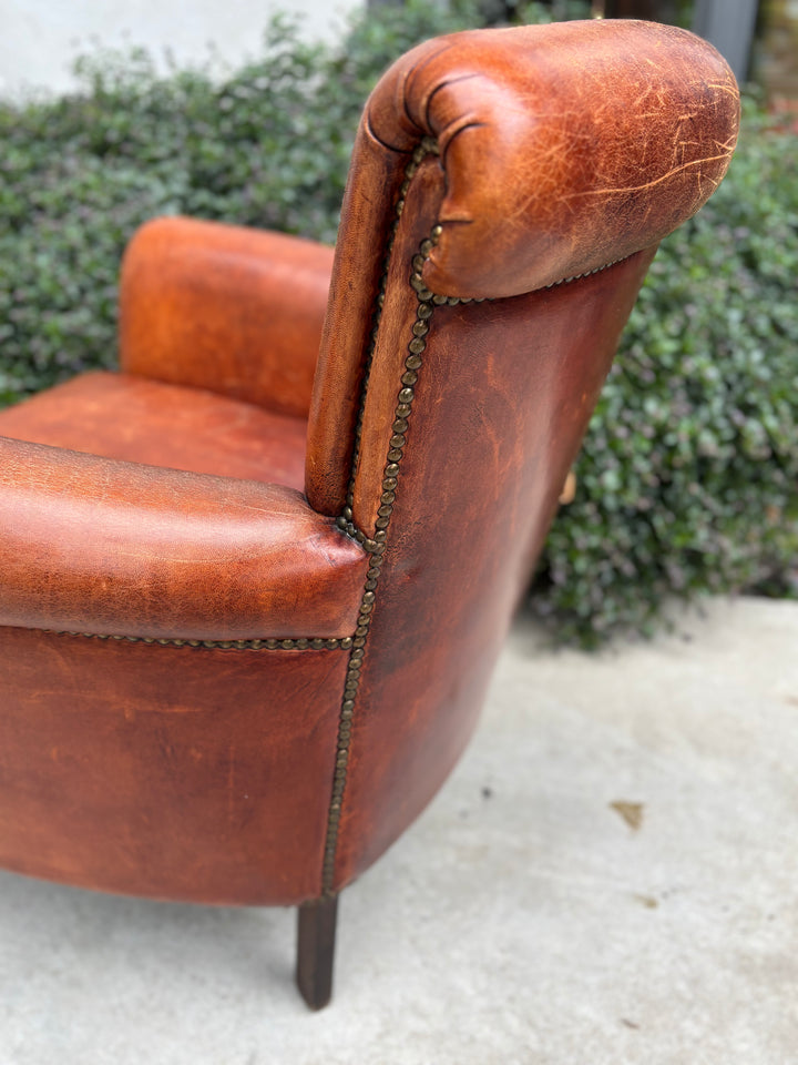 Schapenleren fauteuil