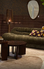 Bank Nook – polyester & metaal groen