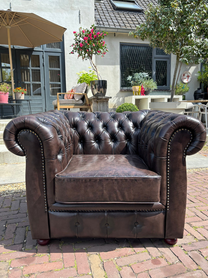 Chesterfield Bank en Fauteuil
