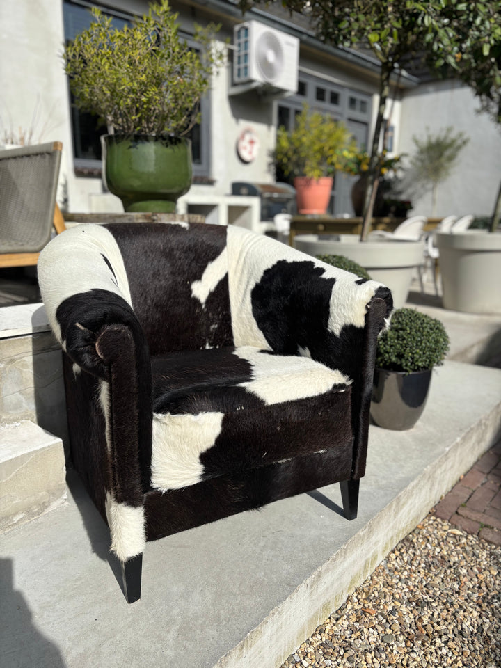 Koeienhuid Clubfauteuil