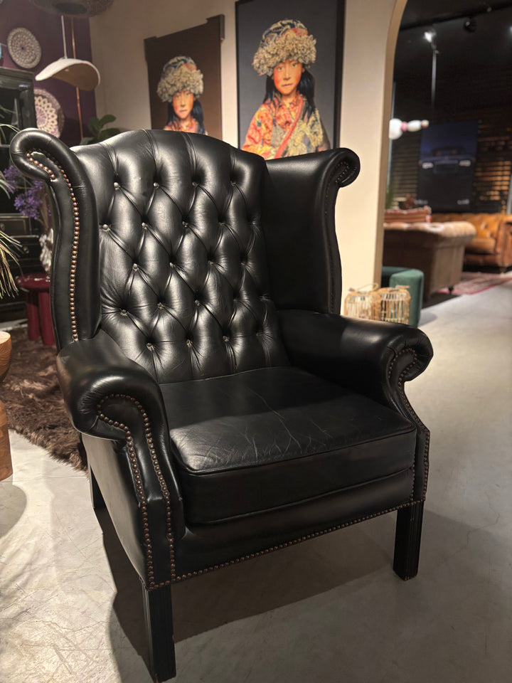 Chesterfield Klassieke Oorfauteuil