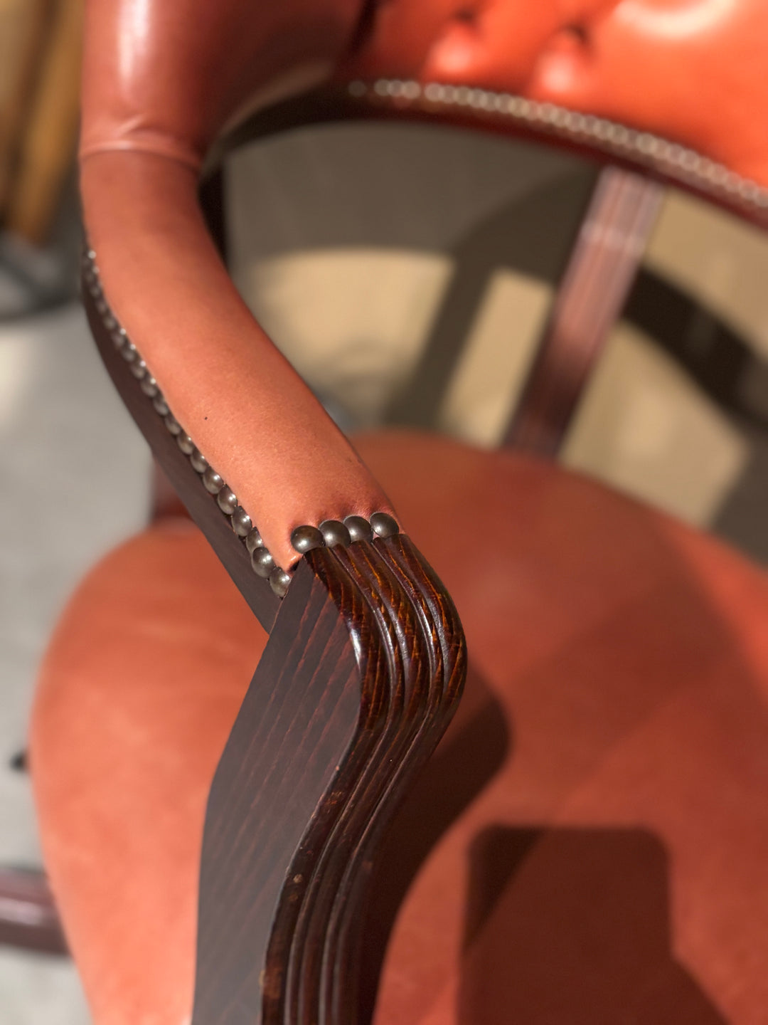 Klassieke Chesterfield Bureaustoel