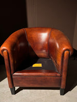 Set Vintage Schapenleren Fauteuils Lounge Atelier