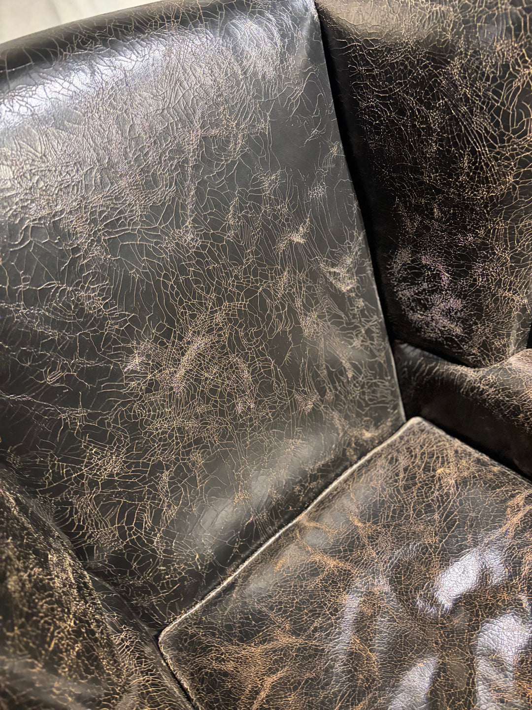 Oorfauteuil Zwart Leer Merk Rofra