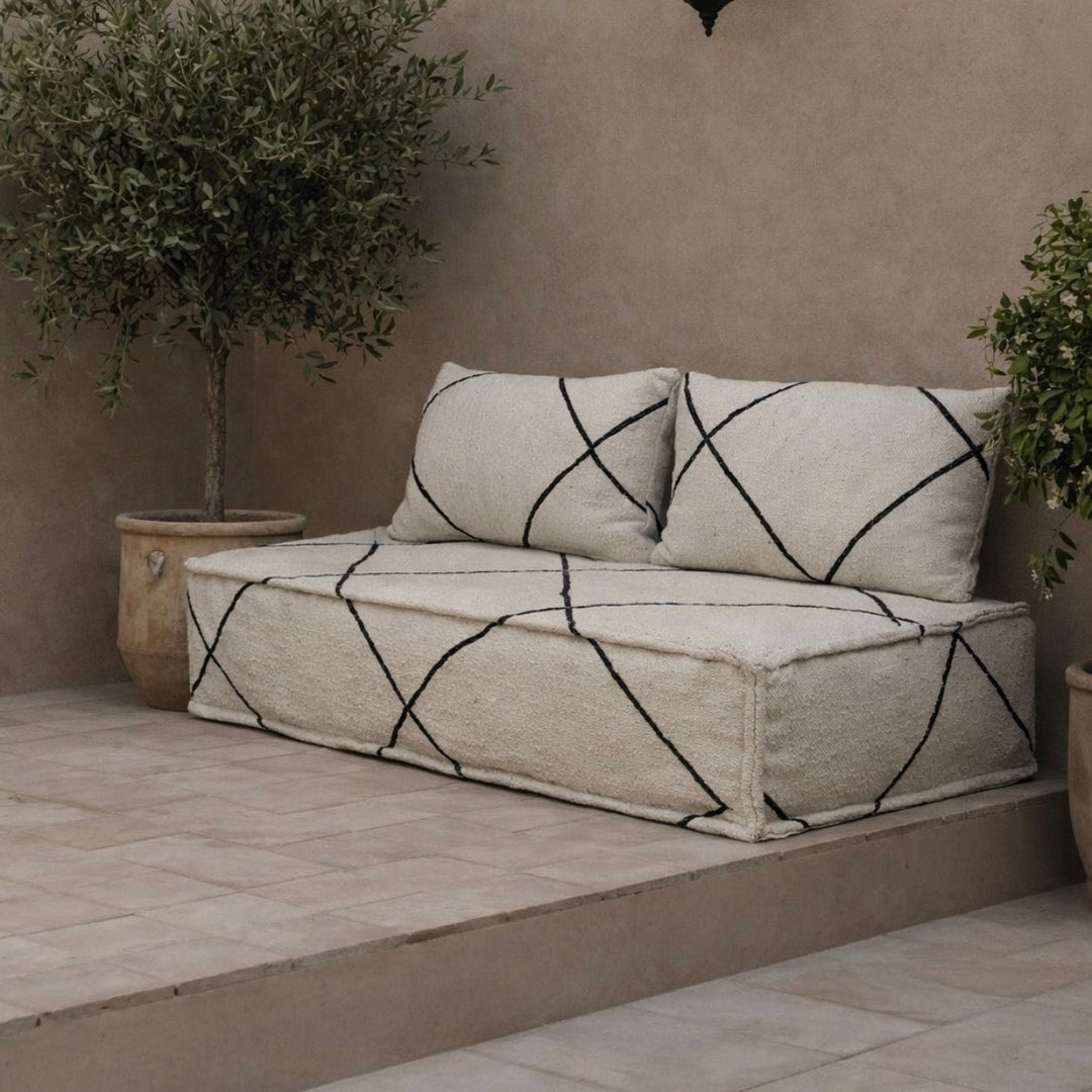 Berber Kussenset – Lounge Comfort voor Binnen & Buiten