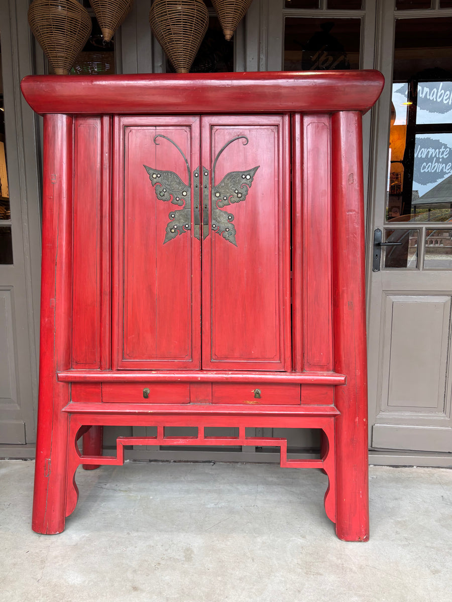 Orginele Chinese Bruidskast - Vlinderkast