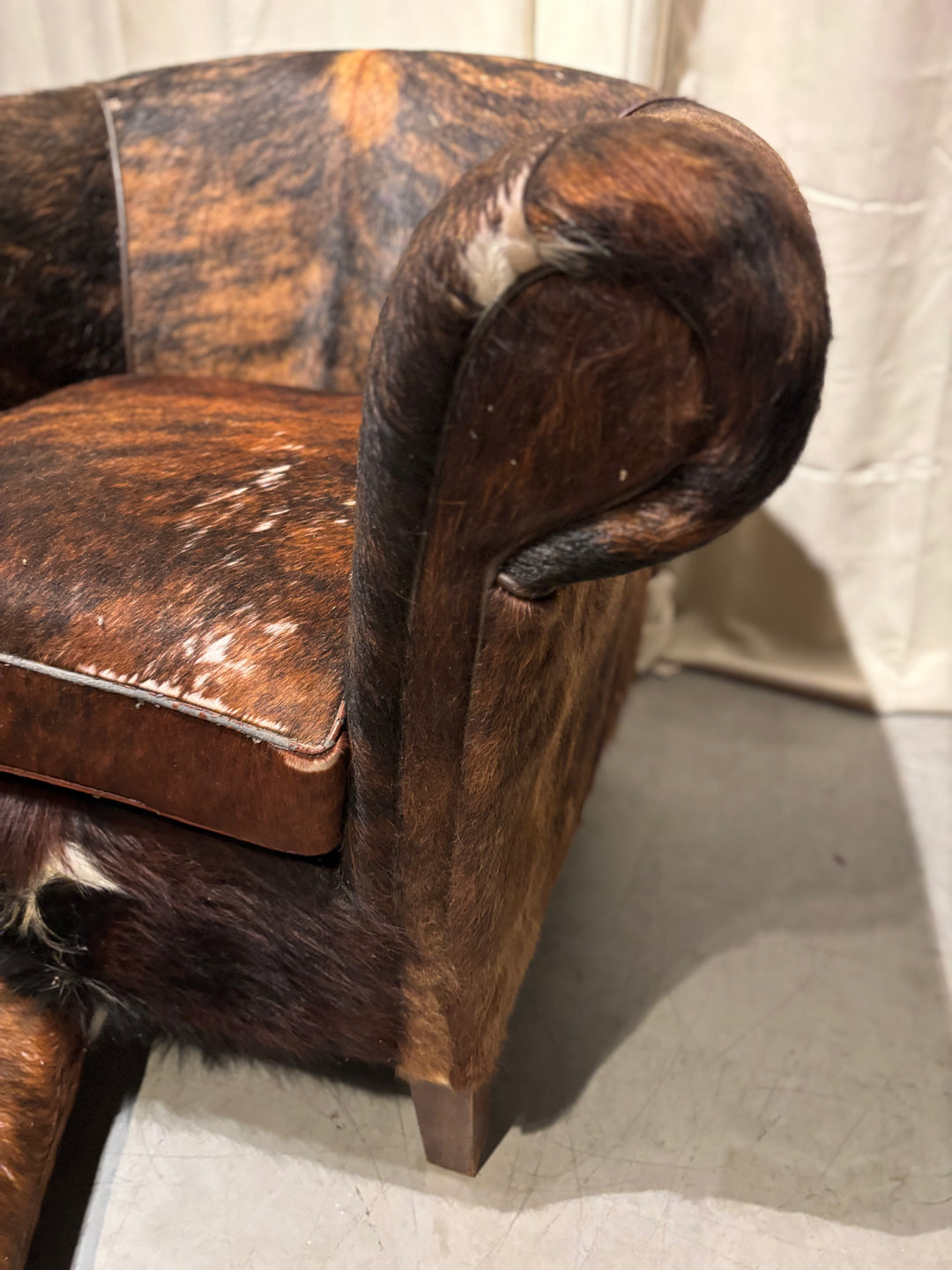 Vintage Koeienhuid Clubfauteuil