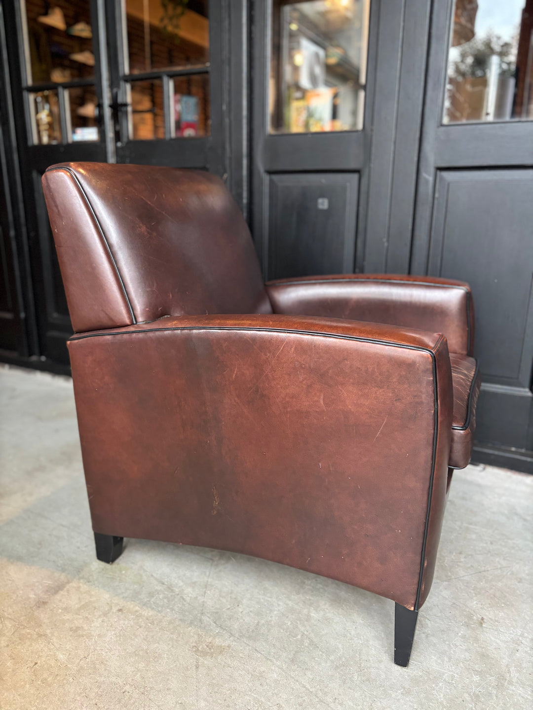 Lounge Atelier Old saddle Fauteuil Model Denver