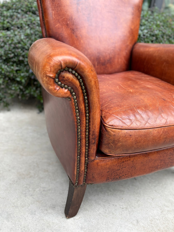Schapenleren fauteuil