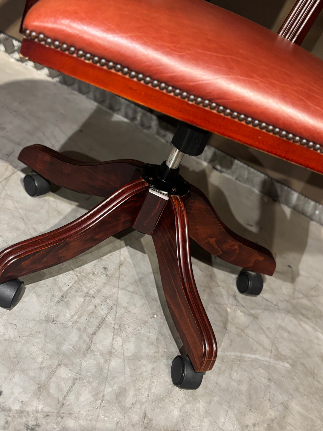 Klassieke Chesterfield Bureaustoel