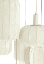 Hanglamp scanda linnen crème