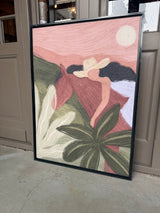 Horse Sunset - Moderne Wanddecoratie |Wandkleed