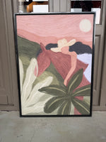 Horse Sunset - Moderne Wanddecoratie |Wandkleed