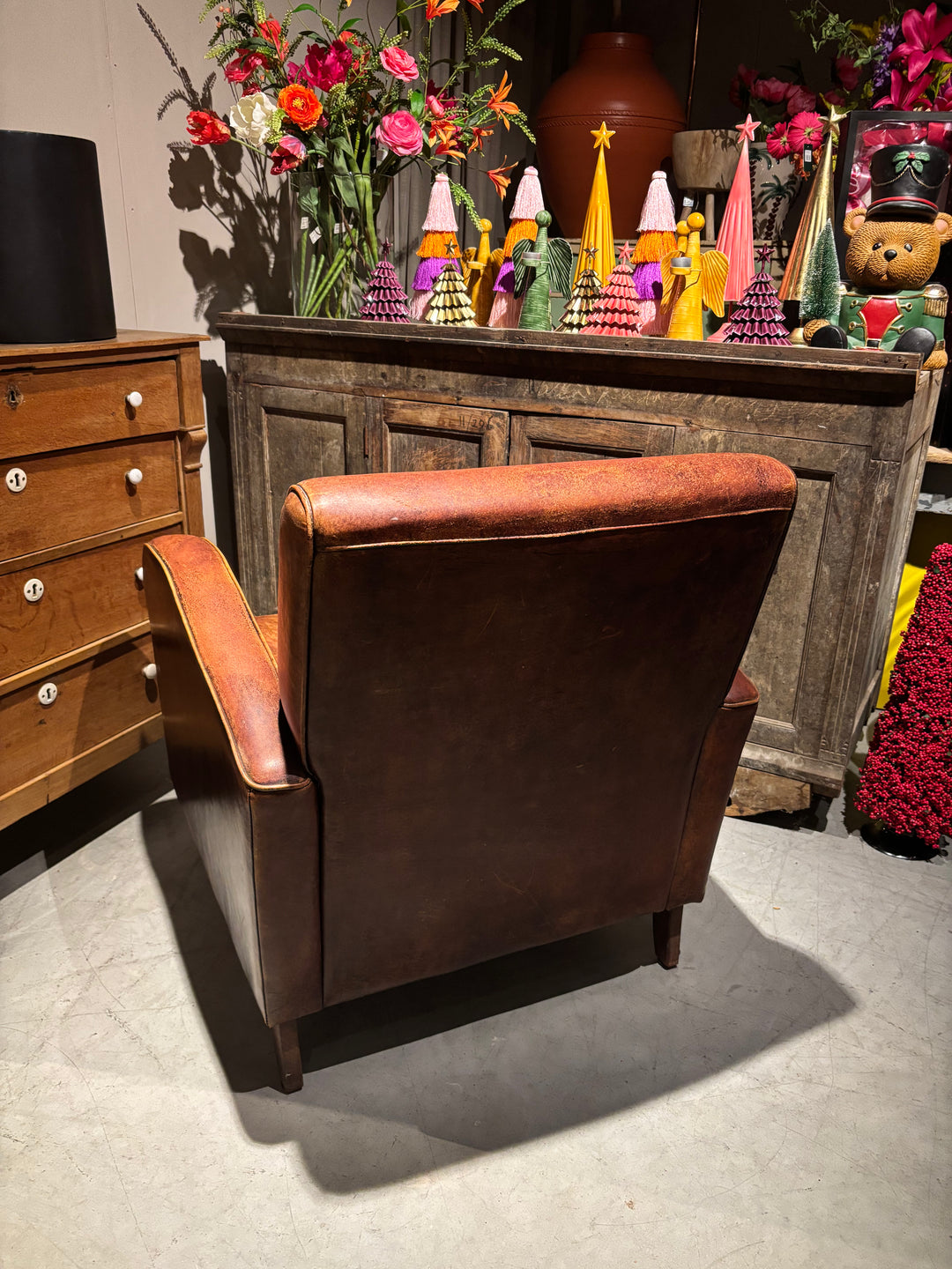 Schapenleren Wagenwiel Fauteuil