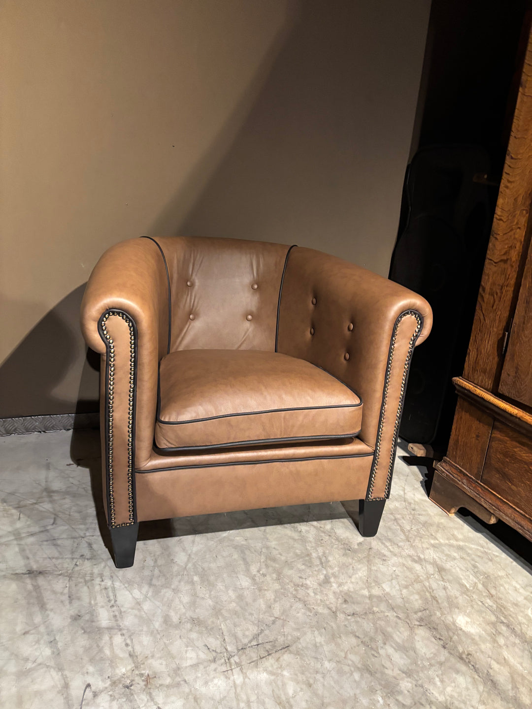 Leren Clubfauteuil Stijlvol