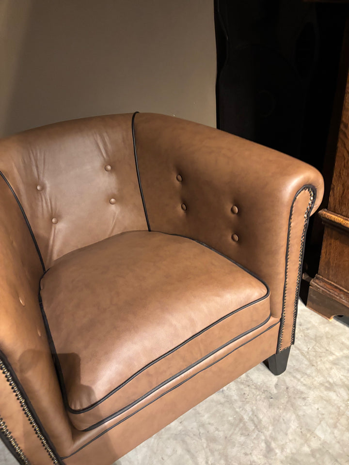 Leren Clubfauteuil Stijlvol