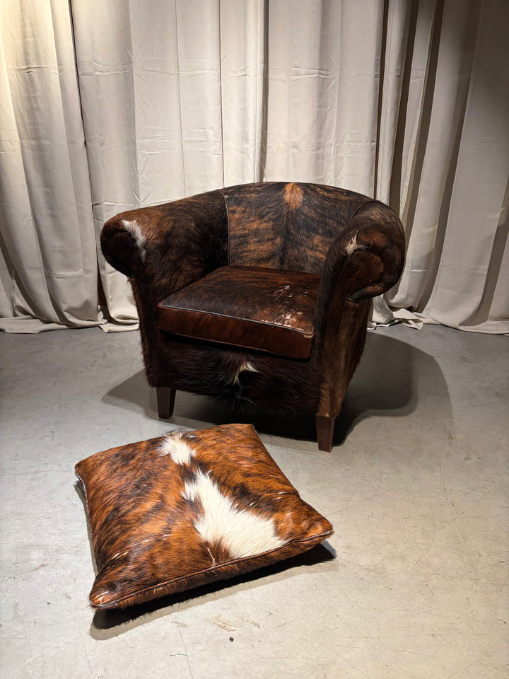 Vintage Koeienhuid Clubfauteuil