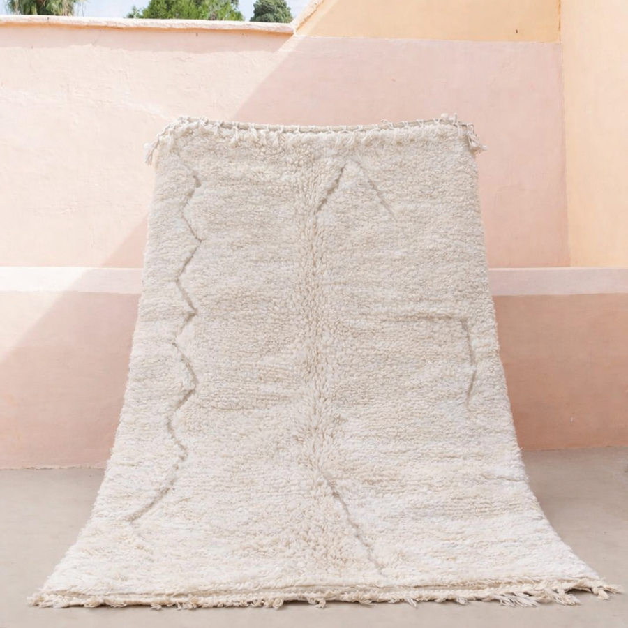 Authentiek Marokkaans berbers  Wollen Kleed – Zacht & Tijdloos (290 x 210 cm)