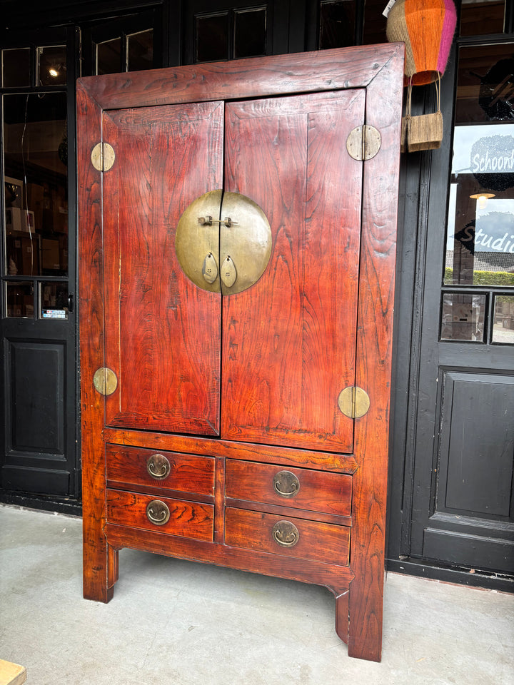 Chinese Antieke Kast (massief)